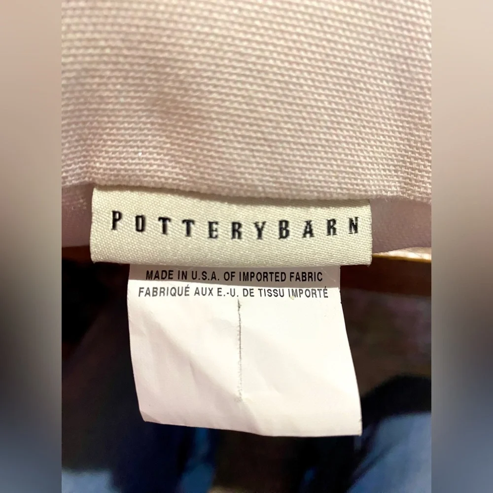 Pottery Barn 20 in Square Pillow. Made in USA, in new condition. Indoor/Outdoor